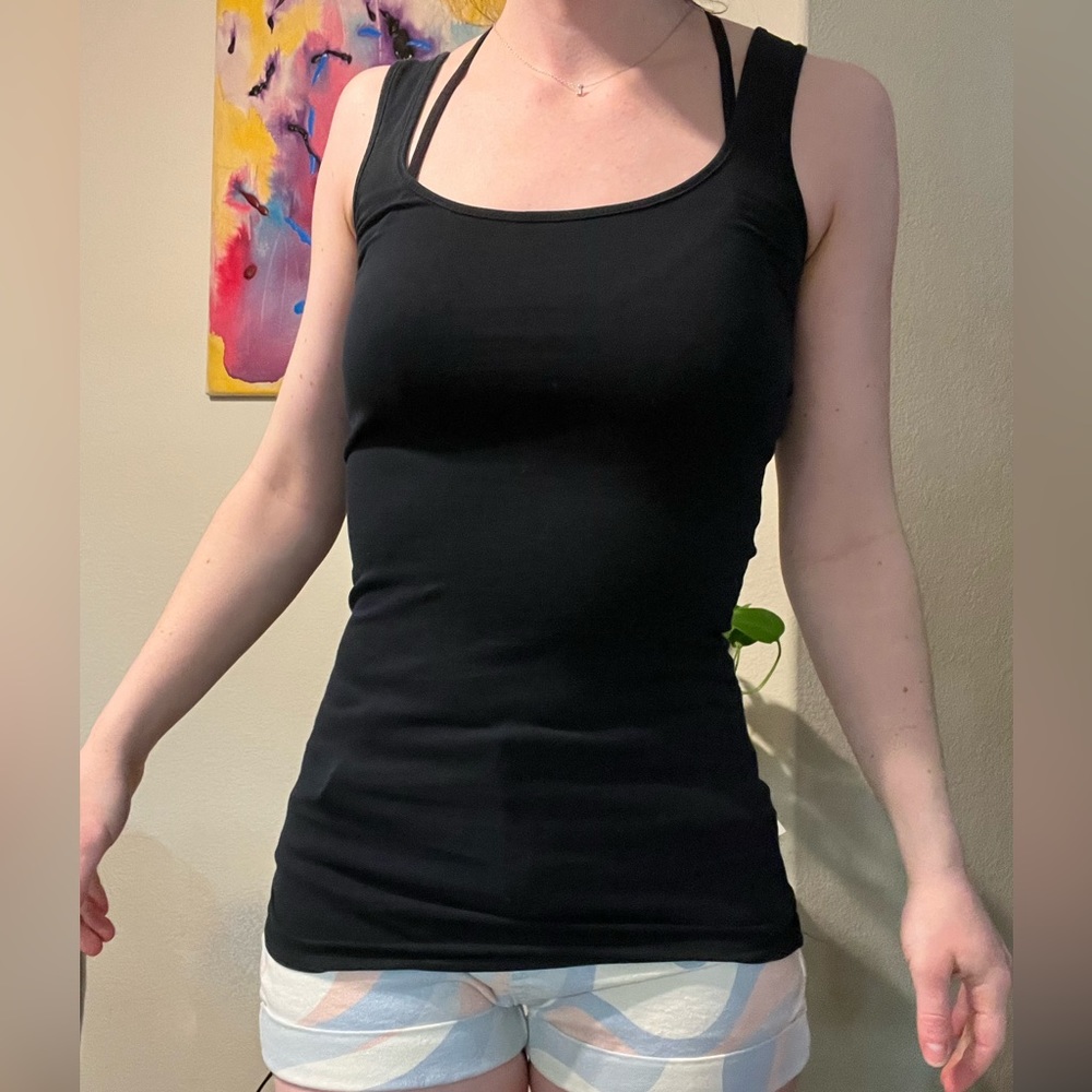 Black Abound Tank Top